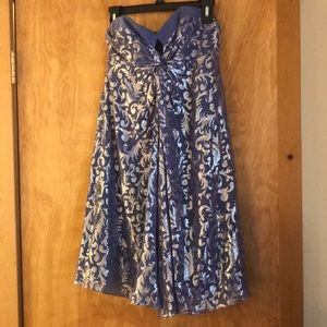 Nicole Miller Blue Dress